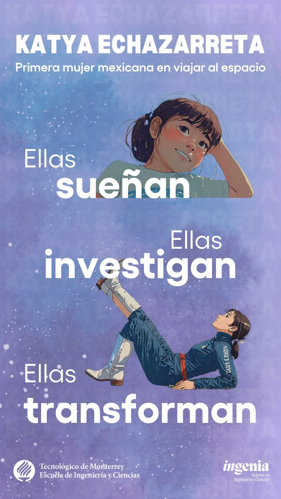 Póster de la campaña Ellas sueñan