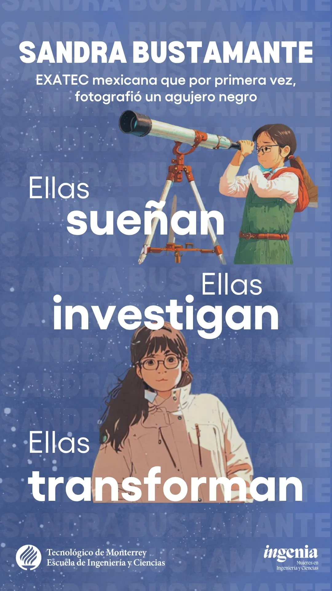 Póster de la campaña Ellas sueñan