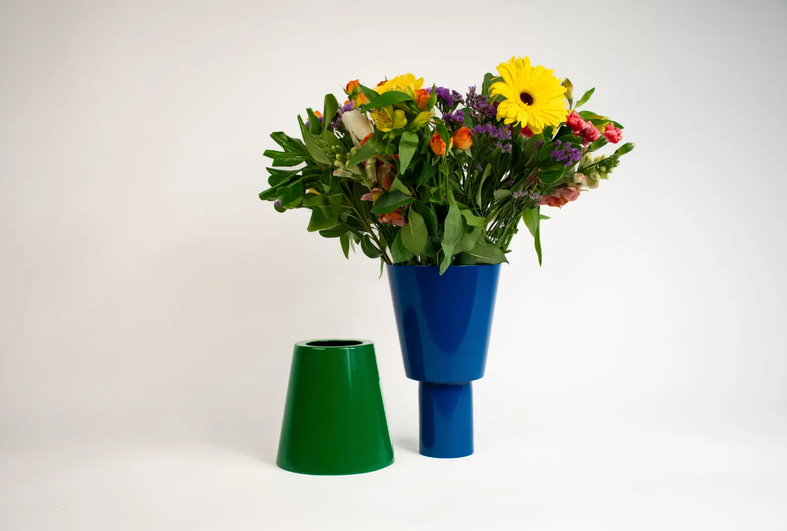 Bouquet con la base separada