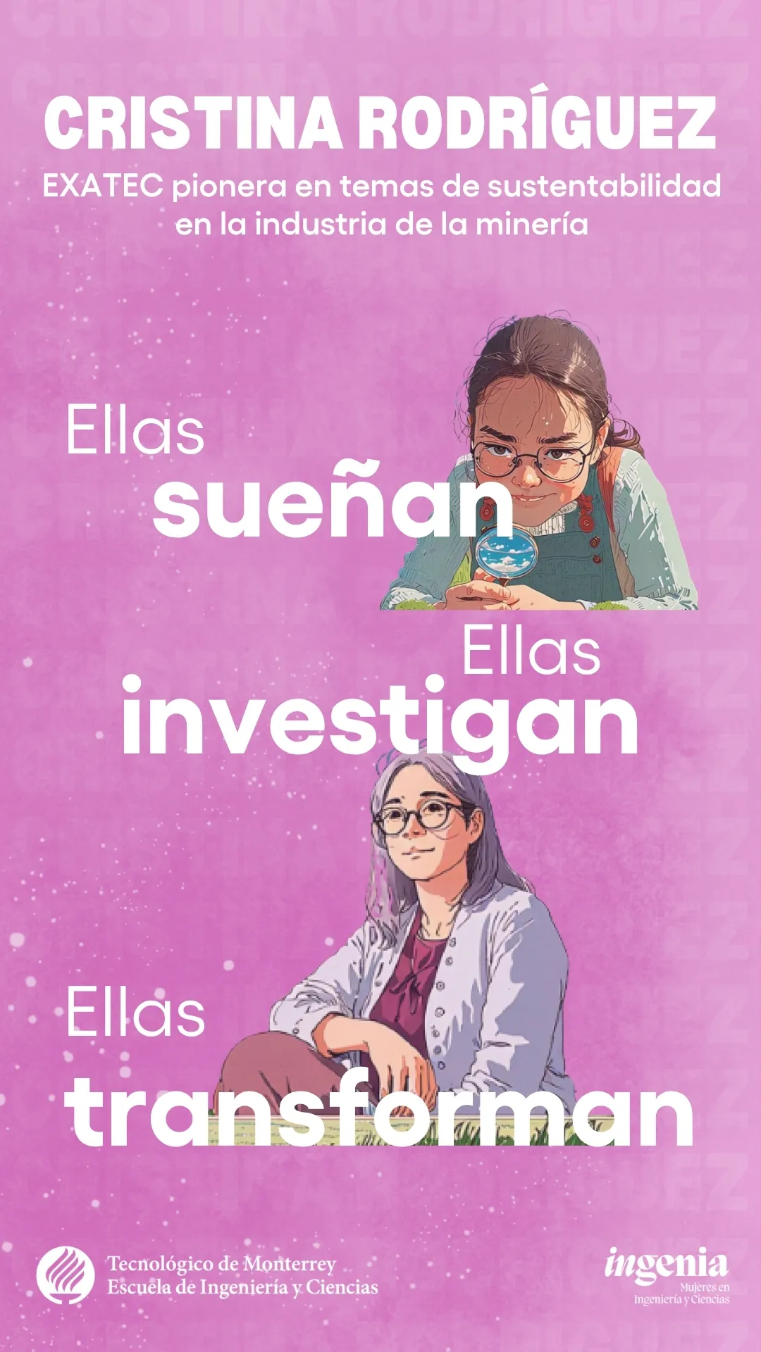 Póster de la campaña Ellas sueñan
