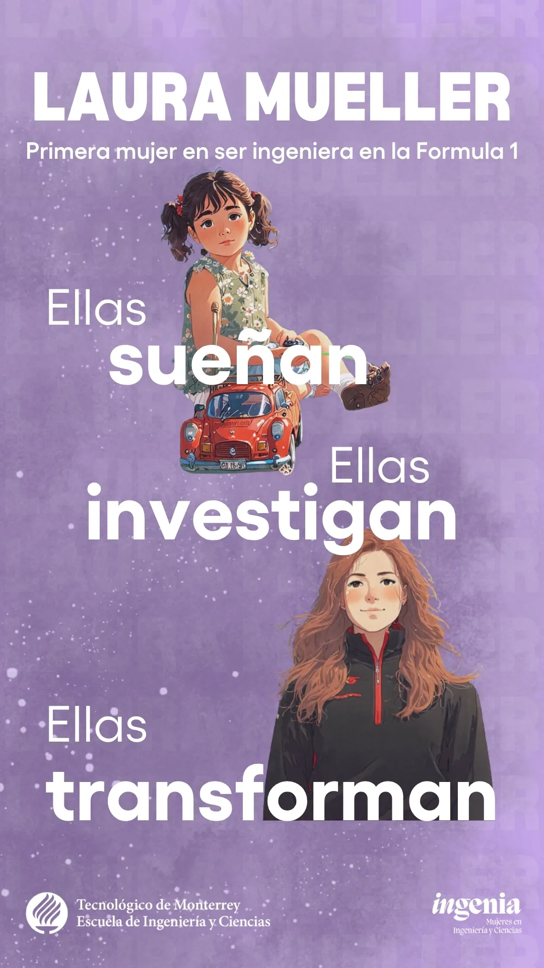 Póster de la campaña Ellas sueñan