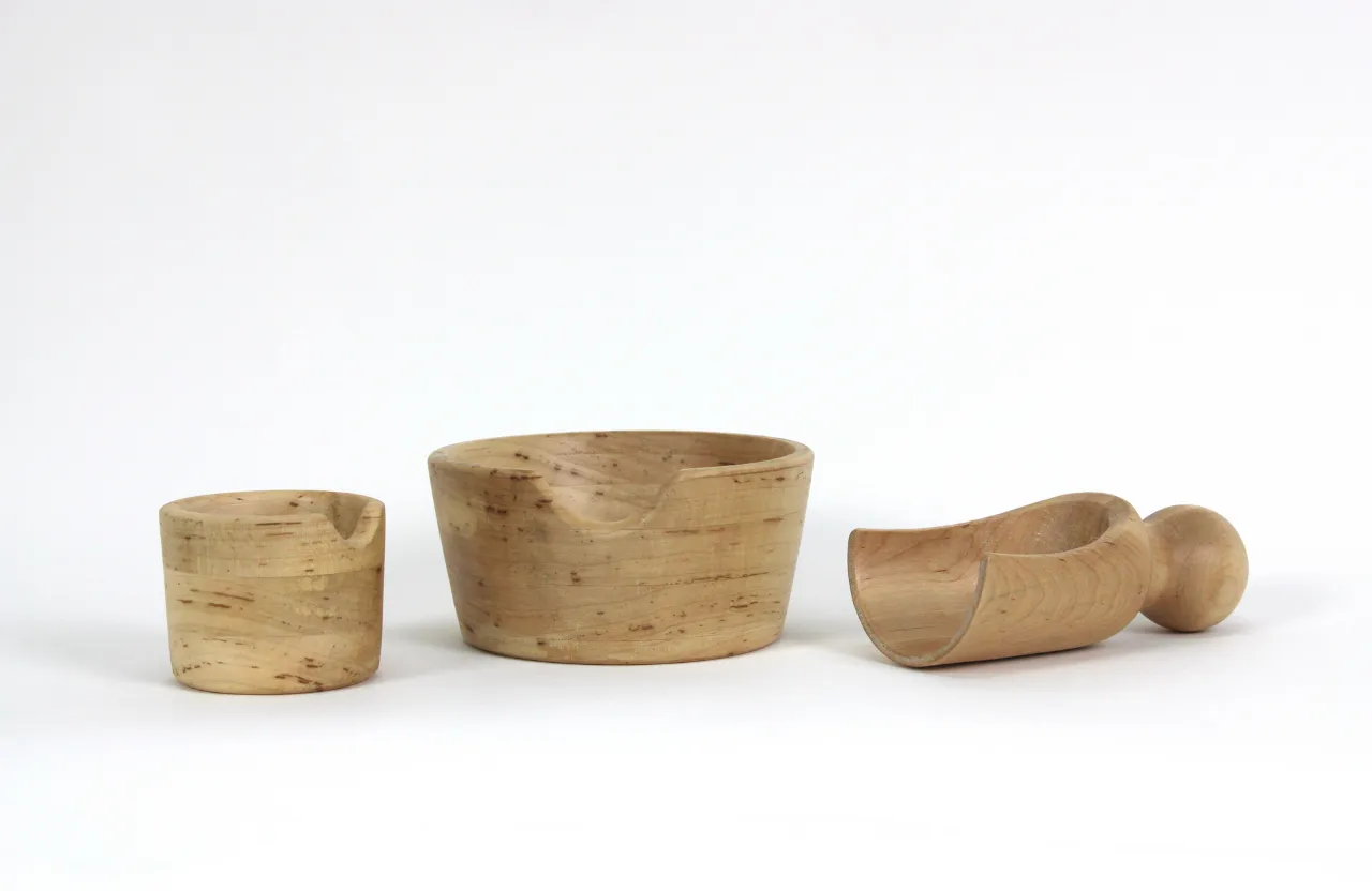 Biznaga en madera