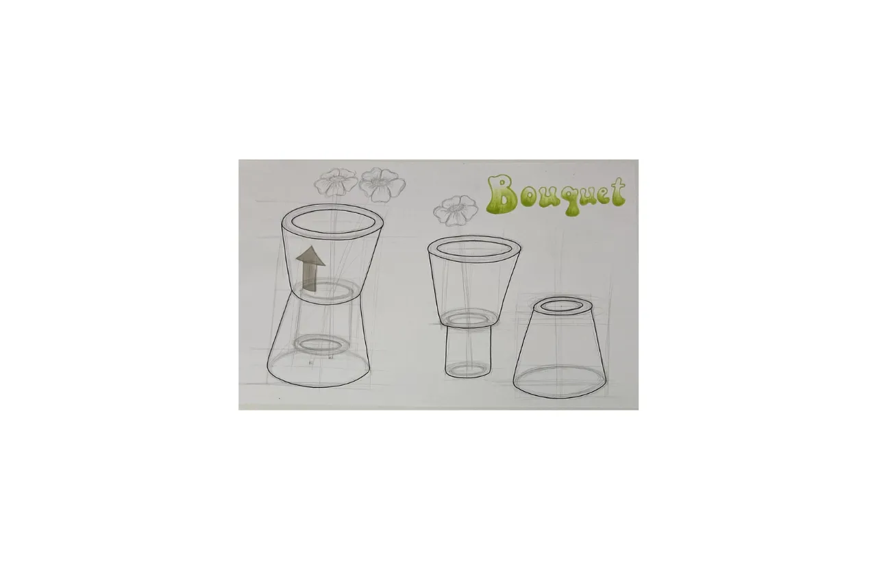 Boceto del concepto de Bouquet